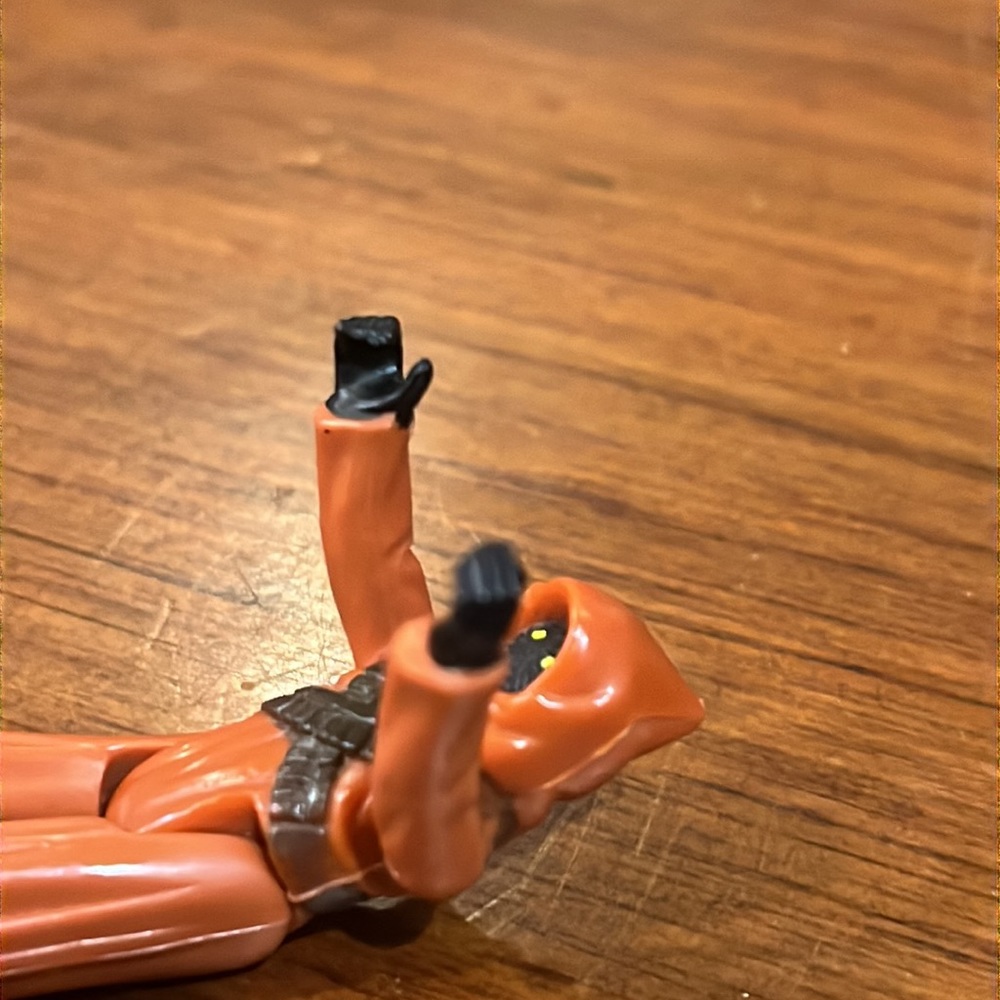 Star Wars Jawa 1977 Action Figure with cloth cape Hong Kong vintage - Picture 11 of 12
